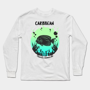 Caribbean Tropical Snorkeling Long Sleeve T-Shirt